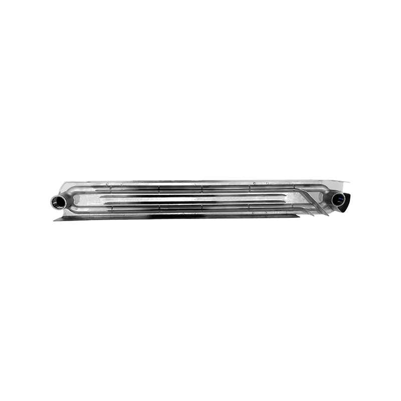 Double steel pipe radiator